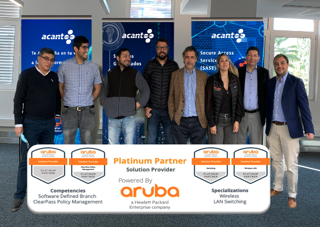 Acanto reconocido por Aruba Networks, que le ha concedido la condición de miembro de nivel Platinum